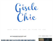Tablet Screenshot of giselechic.com